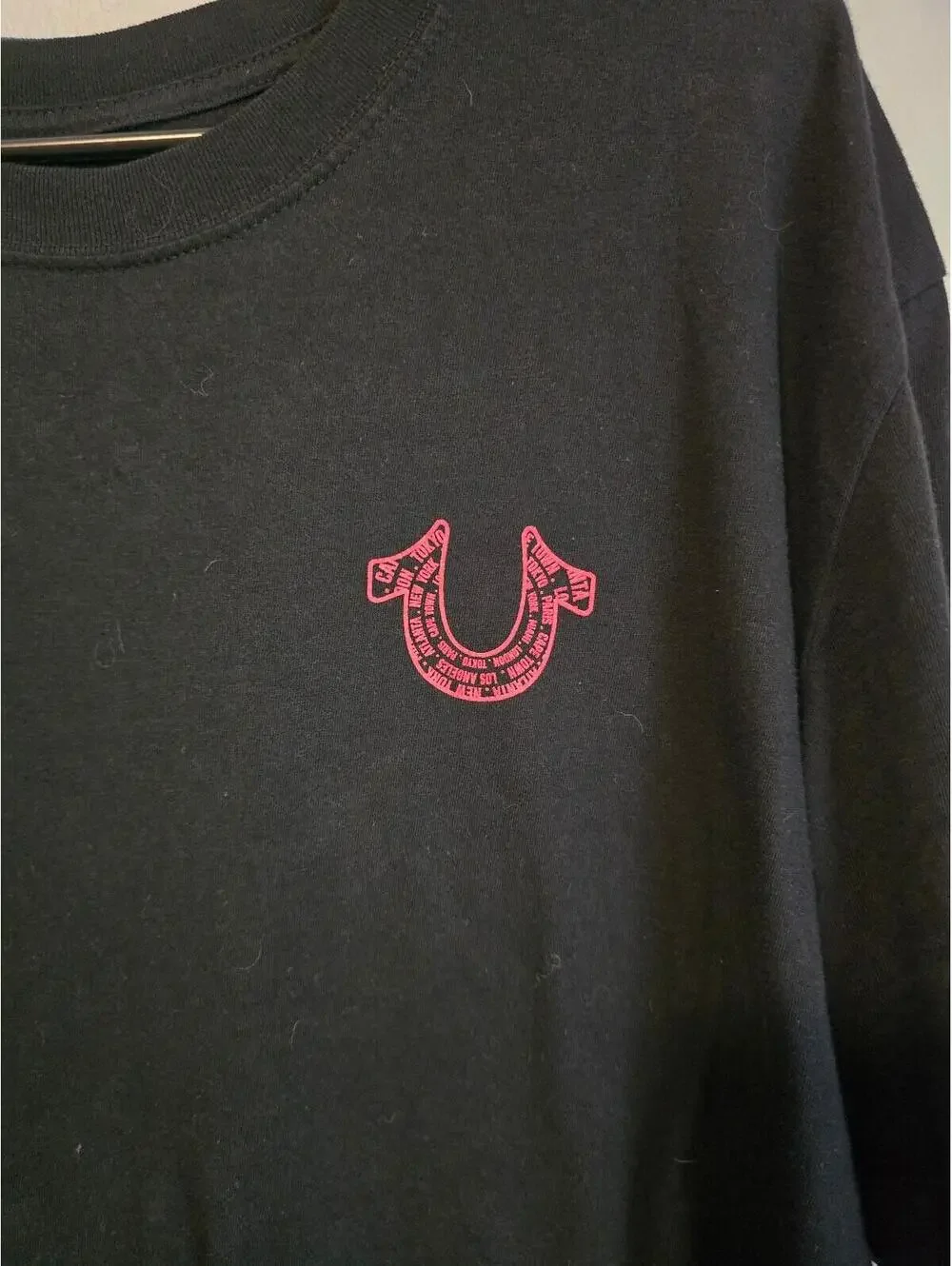 True Religion 100% Cotton Black Men’s Tee Shirt (XL)